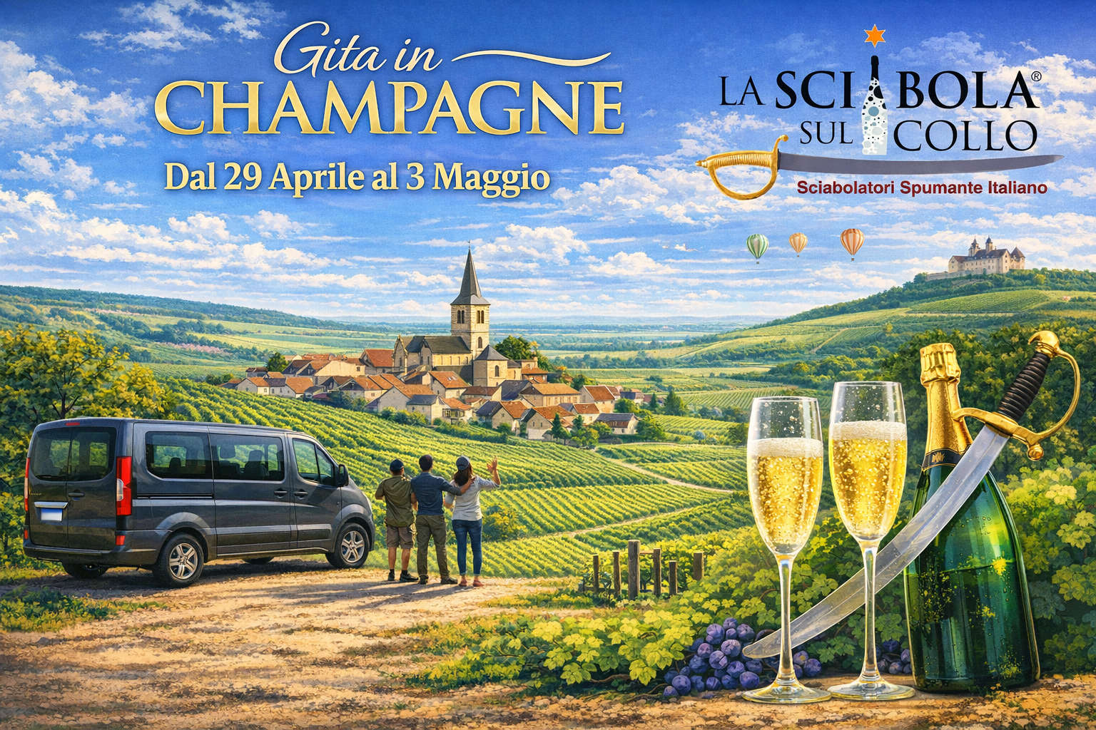 	Viaggio in Champagne 29 Aprile - 3 Maggio 2026